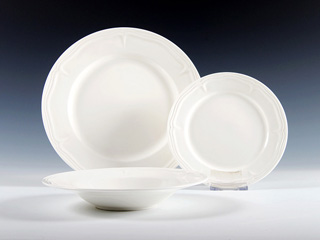 18pc porcelain embossed dinnerset-HS23015