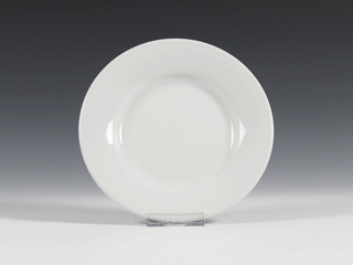 9.5''porcelain hotelware double rim middle soup plate