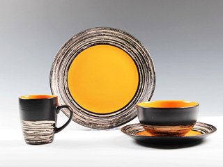 16pc Stoneware color glaze-HS11010