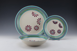 18pc stoneware handpainted-HS11031