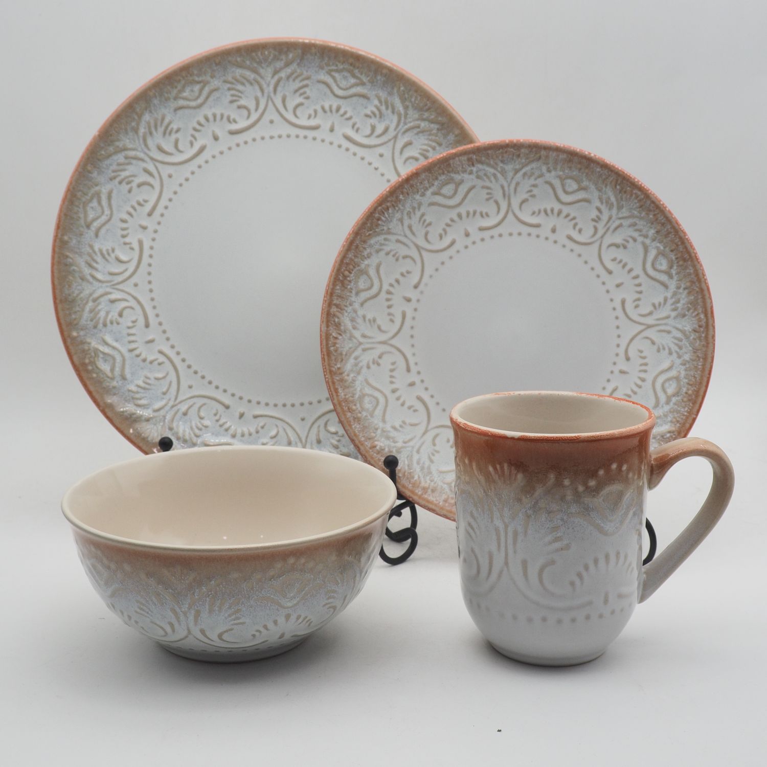 16pc stoneware dinnerset-134fs059